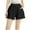 Black, variant on Vibrex Women's Solid Color Sports Shorts Casual Running Outdoor Fitness Pants High Waist And Hip Lift Home Shorts Women's Athletic Shorts Perfect For Home,Travel,Walks,Vacations._Purple_S