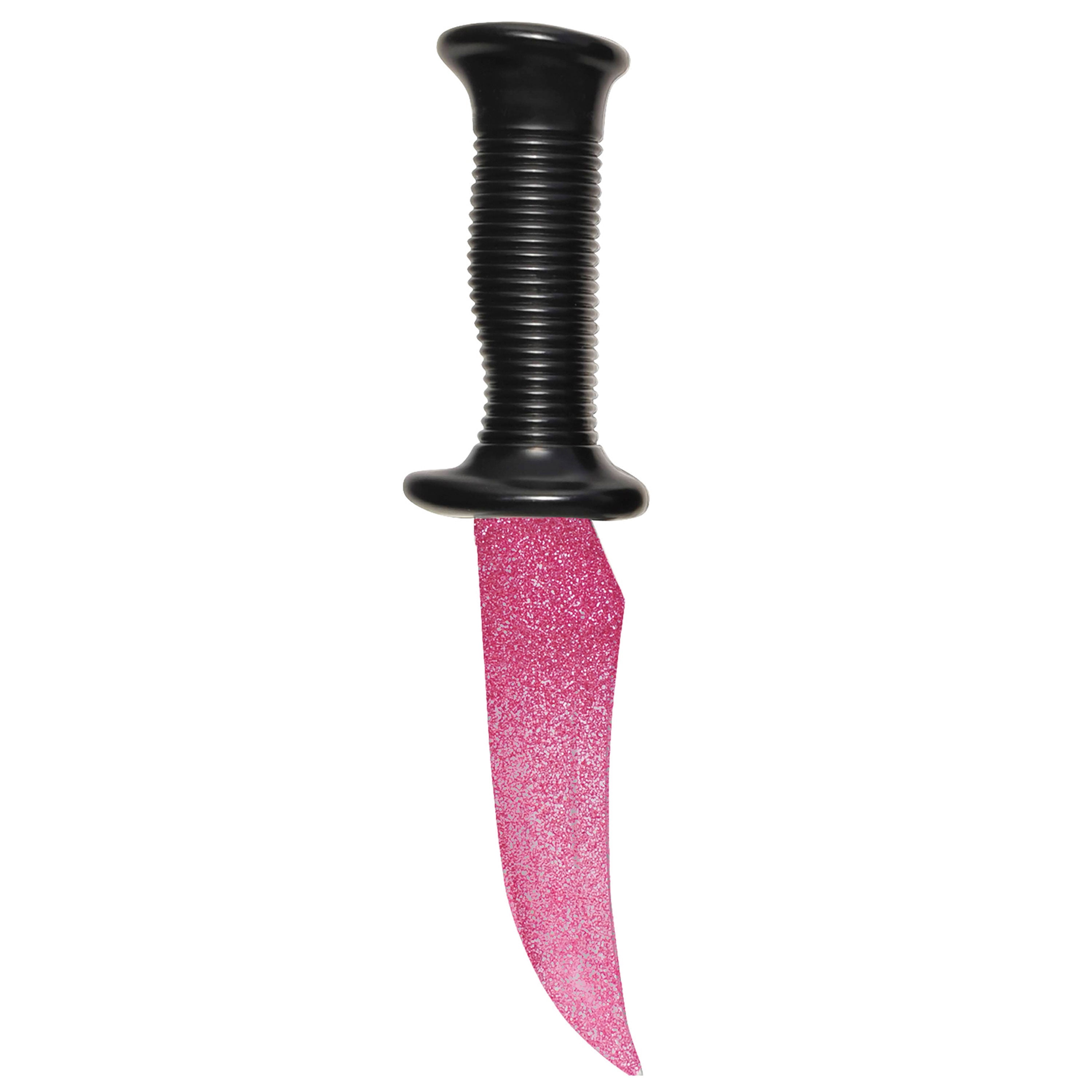 Ghost Face Glitter Knife, Pink, Halloween Costume Accessory for Children, by Fun World