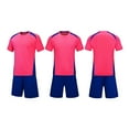 thumbnail image 2 of Kids Unisex Tracksuit Quick Dry Breathable 2-Piece Top & Shorts Set Hot Pink for Play Sports Youth Sizes 4-12,Size 8-9T, 2 of 5
