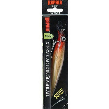 UPC: 0022677135557 | Rapala SXR14G X-Rap Saltwater 14 Slashbait Fishing Lure 5 1/2 1 1/2 oz Gold