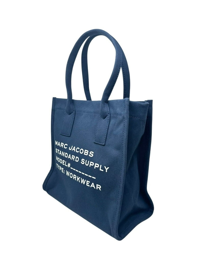 Marc Jacobs Canvas Standard Supply Large Tote Bag Azure Blue