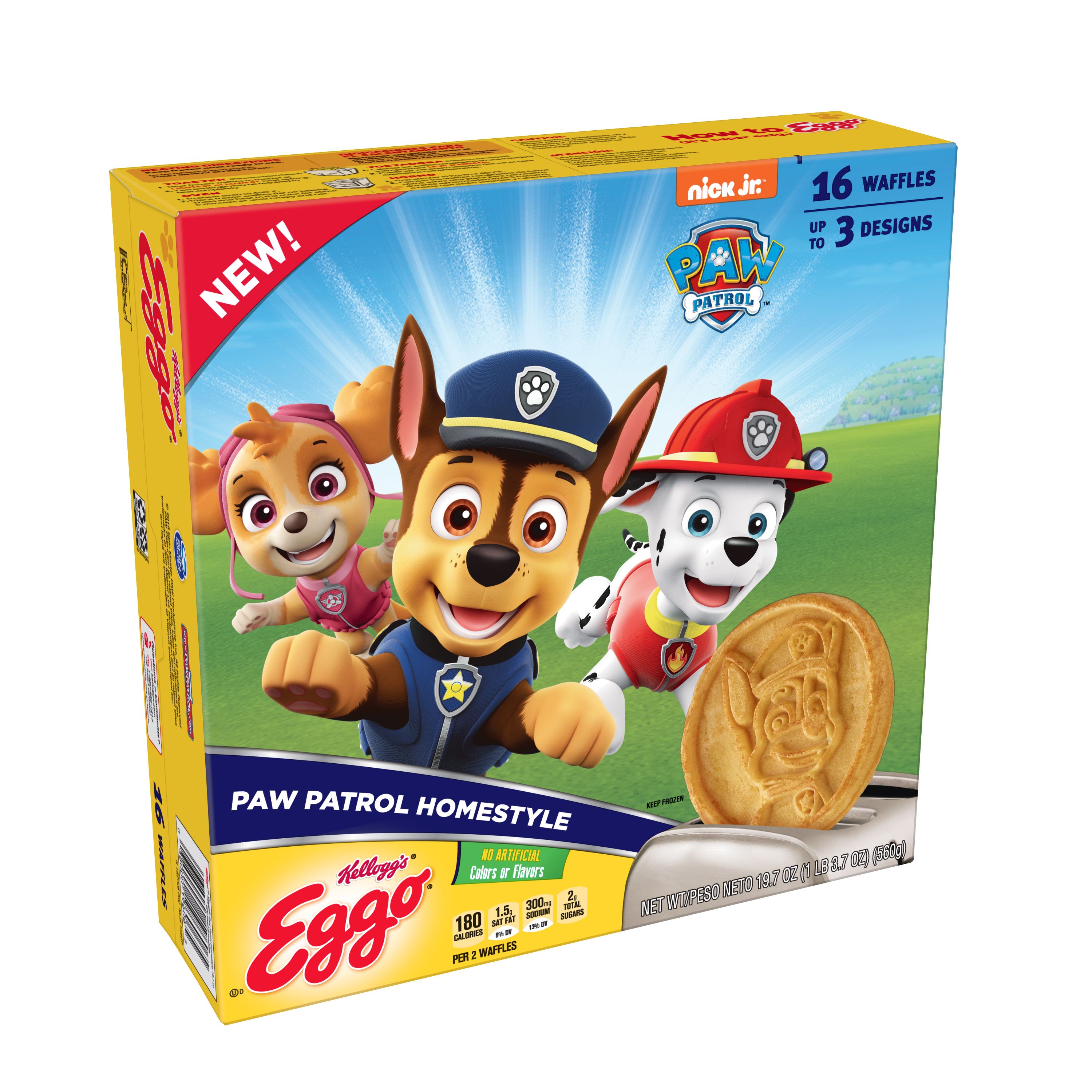 Eggo PAW Patrol Frozen Waffles, Homestyle, 19.7 Oz, Box, Frozen Walmart Inventory Checker