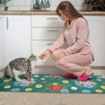 thumbnail image 3 of Pioneer Flower Floral Print Pattern Kitchen Rugs Sets Of 2, Anti Fatigue Non Slip Washable Floor Mats for Kitchen Sink Laundry, 17X30 Inch + 17X47 Inch, 3 of 6
