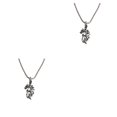 thumbnail image 3 of Minnieouse Colgante de dragón para hombres, mujeres, niñas, collar de , collar de aleación, cadenas, joyería, regalos de cumpleaños plata antigua 2Conjunto, 3 of 6