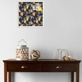thumbnail image 3 of PinPix 18x18 Custom Cork Bulletin Board Fruit on Vine Black Poster Board Has a Fabric Style Canvas Finish, Framed in Fruit on Vine Black, by ArtToFrames (PinPix-1896), 3 of 5