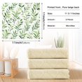 thumbnail image 6 of Yayeee 6 Pack Kitchen Dishcloths for Washing Dishes Soft Absorbent Microfiber Towels, Green Leafy Pattern, 6 of 9