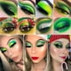 thumbnail image 5 of Paleta de sombras de ojos Paleta de sombras de ojos con piedras preciosas Mates altamente pigmentados Brillos Brillos Crema ahumada desnuda en polvo Mezclable Larga duración Impermeable Paleta de, 5 of 5