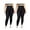 #2 Black+Black, variant on COMFREE High Waisted Medium Compression Leggings - Shapewear for Women
