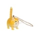 thumbnail image 1 of Figura de gato de resina colgante micro paisaje regalos para amantes de los gatos animales en miniatura para Oro, 1 of 8