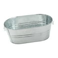 thumbnail image 4 of QualitChoice Portable Beverage Tub With Carry Handles Excellent For Parties And Fun Social Gatherings Ice Bucket Families Galvanized., 4 of 6
