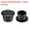 Black, variant on Hole Plugs Beige Plastic 8mm(5/16-inch) Snap in Locking Hole Tube Fasteners Cover Flush Type Panel Plugs 25 Pcs