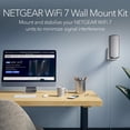 thumbnail image 2 of NETGEAR WiFi 7 Kit de montaje en pared (RBEWM-10000S) - Compatible con todos los sistemas Orbi WiFi 7 Mesh y enrutadores Nighthawk WiFi 7, blanco, 2 of 5