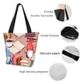 thumbnail image 5 of Kdxio Gnomes Books Tea Cups Women Reusable Grocery Bags Foldable Ripstop,Reusable Shopping Bags for Shopping,Gym,Gift, 5 of 7