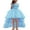 Blue, variant on Efsteb High Low Flower Girl Dresses for Wedding Kids Sleeveless Princess Gown Dress Kids Birthday Party Dress (Green,3-4 Years)
