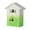 Green, variant on QueMer Chimings Cookoo Clock Volumes Adjustable Cookoo Clock Wall Decoration Battery Operated Pendulums Cuckoos Clocks Home