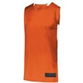 thumbnail image 2 of Augusta S Step-Back Basketball Jersey Orange/White 1730, 2 of 2