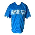 thumbnail image 2 of Salvador Perez Kansas City Signed Custom Light Blue Baseball Jersey BAS, 2 of 4
