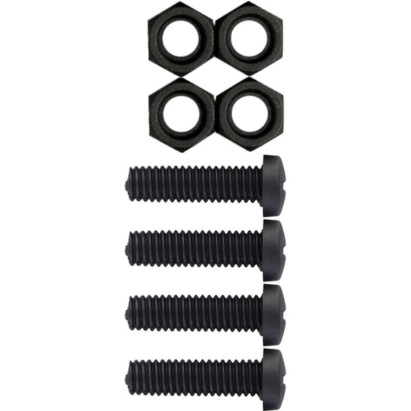 Cruiser Accessories Fasteners, Metric-Nylon, Black