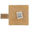 thumbnail image 4 of Dainty Home 4-Piece Square Striped Natural Wood Coaster Set – 4" rustic modern drink coasters, 4 of 5