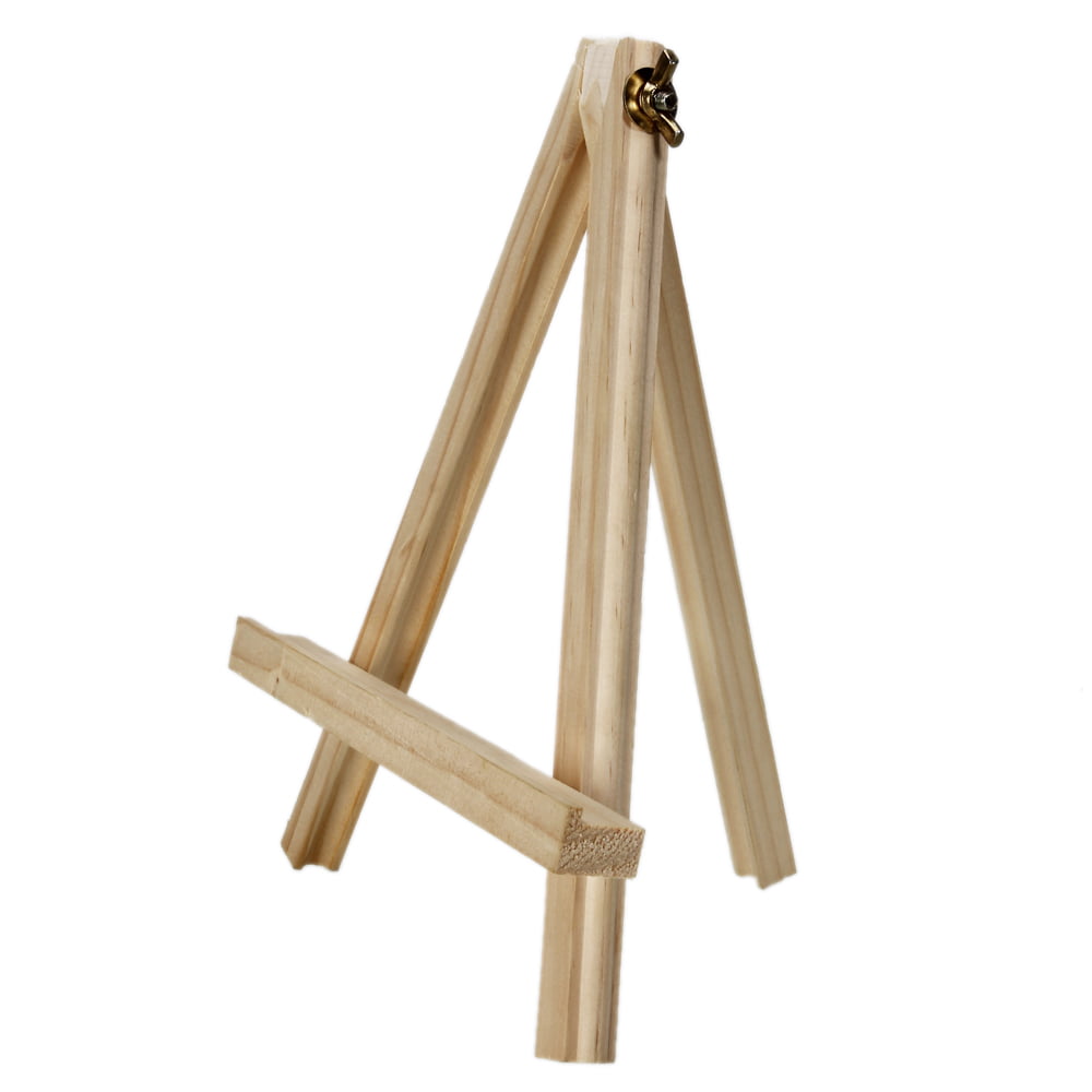 Details about   10pcs 9inch Artist Easel Wood Tripod Table top display photos decorative plates 