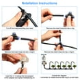 thumbnail image 3 of Gostoto Free Bending Copper Mist Nozzle Spray Kit,Garden Cooling Humidification Sprayer,Direction Adjust Sprinkler Automatic Watering Device, 3 of 8