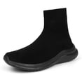 thumbnail image 3 of Men's Knit High-Top Sock Sneakers, Slip-On Elastic Casual Walking Shoes, Breathable Lightweight Sneakers for Daily Commute, Gym & Outdoor, 3 of 3