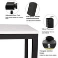 thumbnail image 5 of SOGES 55 inches Large Office Desk Writing Desk, White & Black, 5 of 6