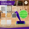 thumbnail image 4 of 3 Piece Adaptable Swiffer WetJet Flat Sticky Snap Mog Set 12 Inch Reusable Floor Mog, Cleaning Cloth, 4 of 5