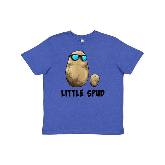Inktastic Little Spud Potato Father and Child Youth T-Shirt