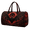 M (16" x 8" x 8"), variant on 2D Print Bat Moon Quilted Weekend Bag, Gothic Red Travel Duffel