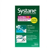 2 PACK - قطرات العين Systane Ultra Lubricant لأعراض العين الجافة قوارير للاستخدام مرة واحدة 25 Ct * EN