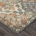 thumbnail image 4 of Mohawk Home Prismatic Sofia Blush by Under the Canopy Traditional Abstract Under the Canopy Precision Printed Area Rug, 5'x8', Navy & Orange, 4 of 7