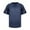 Blue, variant on Bjutir Mens T Shirts Fashion Simple Sports T Shirt Hop Party Blank Football Top Black