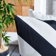 thumbnail image 3 of SAFAVIEH Kadyn Chevron Pillow, 18" x 18", Black, 3 of 5