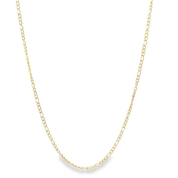 18K Gold Filled 1mm Link Figaro Chain (F73)