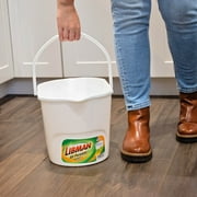 Libman 3 Gallon White Polypropylene All-Purpose Bucket with Ergonomic Handle