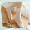 thumbnail image 7 of Cherisia 5 Pairs Women Ruffle Ankle Socks Trim Lace Frilled Dress Socks Set, Princess Fashion Cute Anklet, 7 of 7