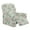 Rose, variant on FOR U DESIGNS Dog Paw Leopard Print Recliner Chair Covers 4-Pieces Stretch Recliner Couch Covers Comfortable Sofa Couch Cover Furniture Protector Home Decor Accessories