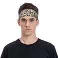 thumbnail image 4 of Uemuo Zebra Printed Sports Headbands for Men Women,Moisture Wicking Workout Headband, Sweatband Headbands,Non-slip Workout Gym Yoga Headband, 4 of 9