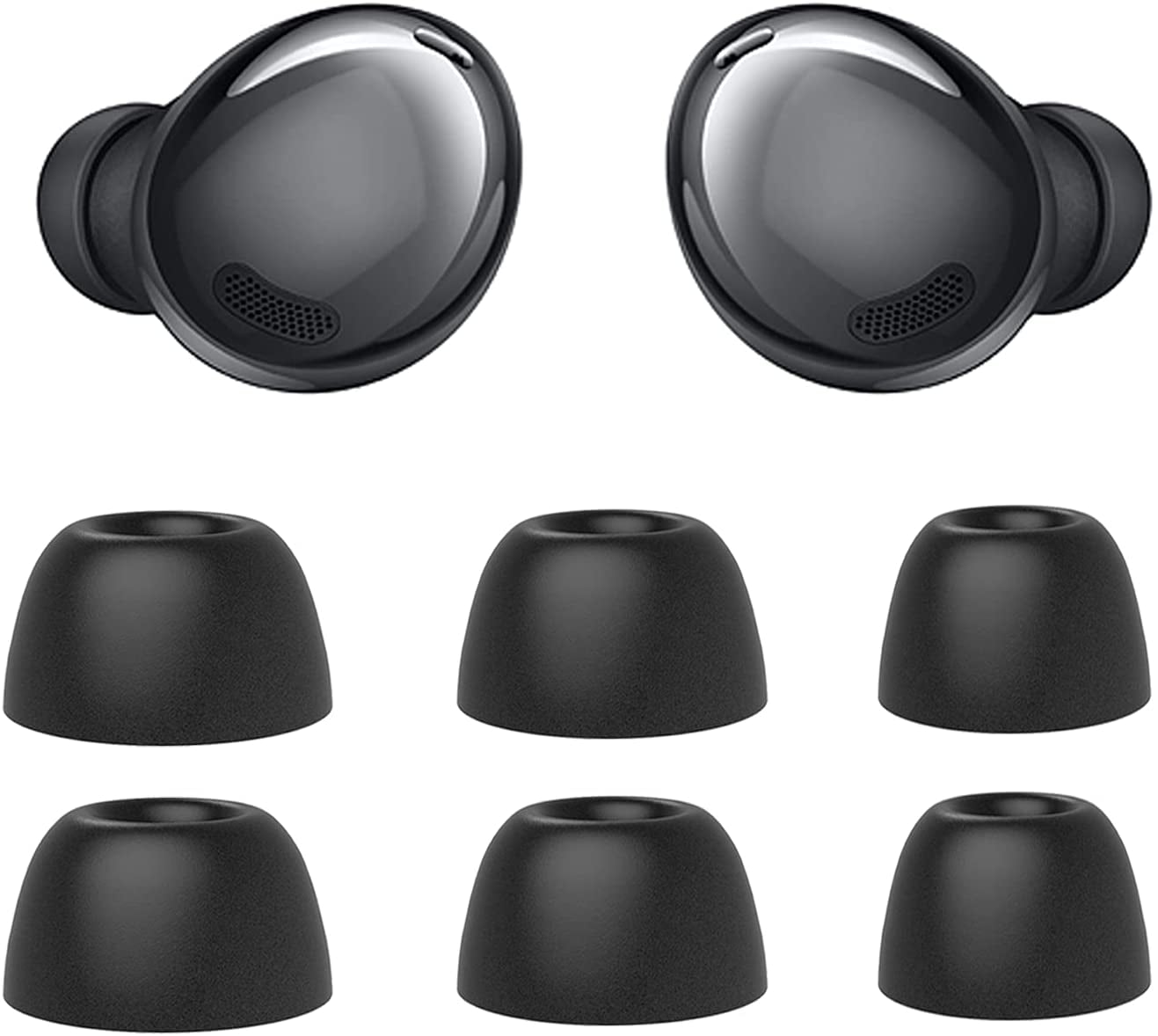 3 Pairs Memory Foam Ear Tips for Samsung Galaxy Buds Pro,Ear Tips