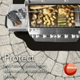 thumbnail image 4 of Resilia Under Grill Mat With Splatter Guard Lip - 72” x 48”, Black, 4 of 10