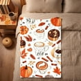 thumbnail image 6 of WDOBM Warm Blanket, Plush Blanket, Thickened Velvet Four-Season Sofa Throw Blanket, Pumpkin Blanket, Static Resistant Blanket for Sofa Throw Blanket, 6 of 7