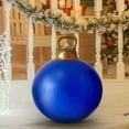 thumbnail image 6 of 24 Inch Giant PVC Inflatable Christmas Ball Ornaments, Outdoor Large Xmas Blow Ball Decorations for Christmas Themed Party Ornaments (1 PC, Blue), 6 of 7