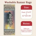 thumbnail image 6 of 2x6 FT Kitchen Runner Rugs Non Skid Washable, Faux Wool Rug Runners for Hallways Bathroom Carpet Runner, Soft Indoor Modern Floor Rug for Entryway Laundry Room, 6 of 11
