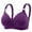 Purple, variant on XuJwPNcy Women's Everyday Bras Plus Size Full Coverage Comfortable Bralettes Push up Wireless Breathable Bras