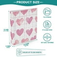 thumbnail image 6 of ALAZA Pink Hearts Checkered Pattern Hardcover 3 Ring Binder 1.5" Round Rings Interior Pockets Binders Organizer 1 Pack, 6 of 9