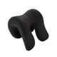 thumbnail image 4 of Almohada para la siesta, reposacabezas para el cuello, ligera, extraíble, transpirable, de espuma viscoelástica, multifuncional, con cremallera, cojín Negro sólido, 4 of 8