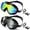 Aqua & Silver, variant on AEGEND Adult Swim Goggles 2 Pack, Wide View Anti-Fog UV Protection Swimming Goggles for Men & Women, Leakproof Silicone Seal with Nose Clip, Ear Plugs & Mesh Bag