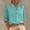 Mint Green, variant on Women's Long Sleeve Shirts Multi Color Lace V Neck Fashion Casual Long Sleeve Pullover Sweatshirt V Neck Sweatshirt for Women