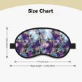 thumbnail image 4 of Salouo Purple Marble Texture Pattern Eye Masks, 1-Pack Sleep Mask Eye Cover Washable Sleeping Eyeshade Block Sleep Shade Cover Light Reduces Traveling Gifts, 4 of 7